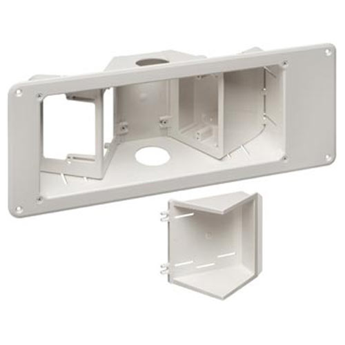 Square Reverse Channel Box Arlington Recessed TV BOX with Angled Openings – Discount Home Automation