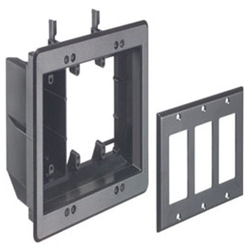 Arlington Recessed TV Box for Power & Low-Voltage, 3-Gang