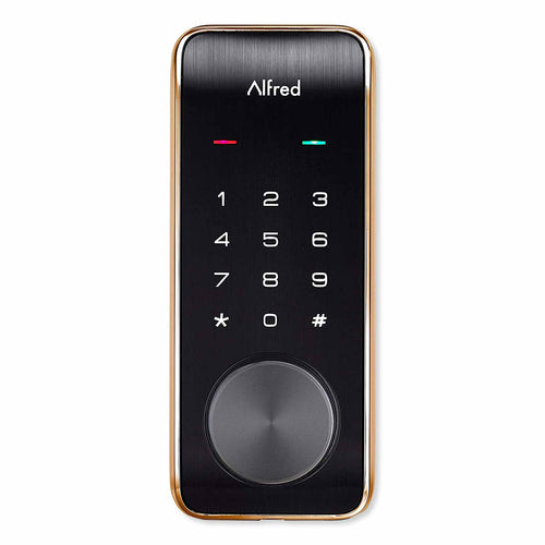 Alfred DB2 Deadbolt Smart Lock with Touchscreen, Bluetooth, with Key