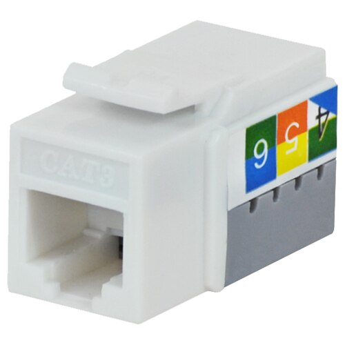 DataComm Cat3 Keystone Snap-In Connector
