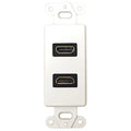 DataComm Dual HDMI Wallplate (90 Degree Connector)