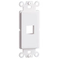 DataComm Keystone Decorator Strap, 1-Port
