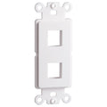 DataComm Keystone Decorator Strap, 2-Port