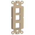 DataComm Keystone Decorator Strap, 3-Port
