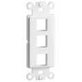 DataComm Keystone Decorator Strap, 3-Port