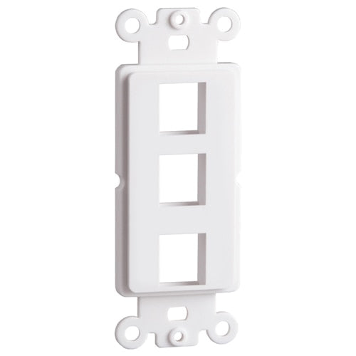 DataComm Keystone Decorator Strap, 3-Port