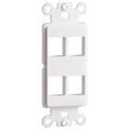DataComm Keystone Decorator Strap, 4-Port