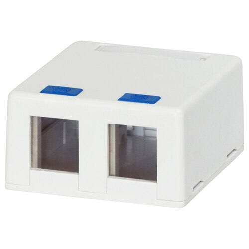 DataComm Keystone Surface-Mount Box, 2-Port