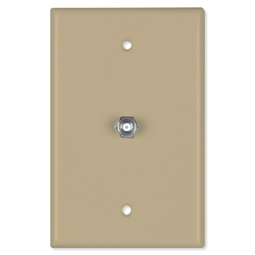 Datacomm Coax Wall Plate