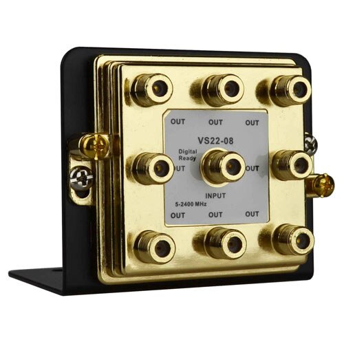 DataComm 2 Gig Splitter on Mounting Bracket