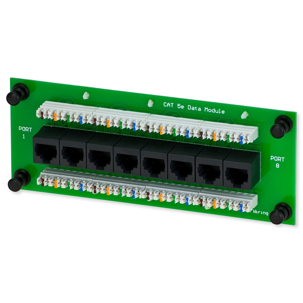 DataComm 8-Port Cat5e Data Module