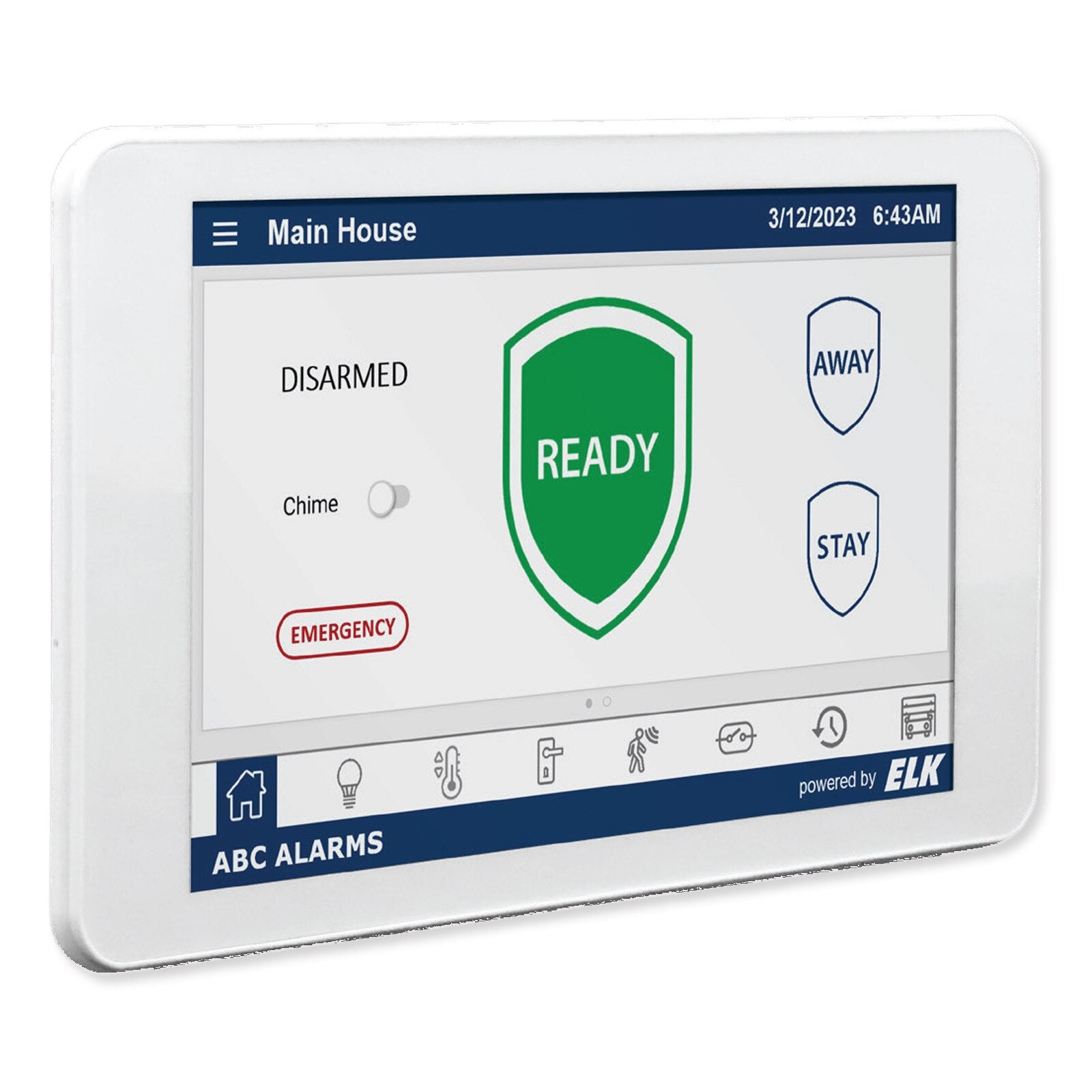 ELK Network Touchscreen for Alarm Engine and M1