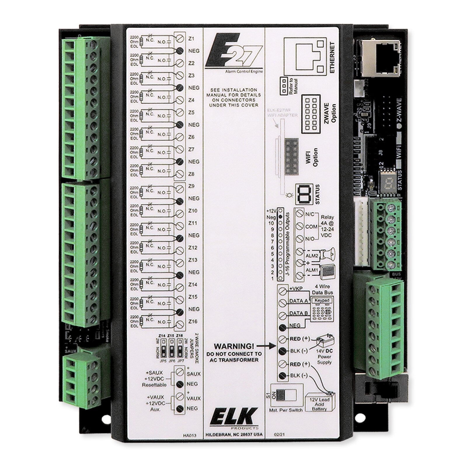 ELK Alarm Engine E27 Main Board
