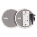 EISsound In-Wall Bluetooth Audio Receiver with Two 2.5 In. Speakers and Power Supply, White (U.S.)