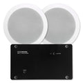 EISsound SOUNDAROUND Wi-Fi In-Ceiling Amplifier with Two 5.25 In. In-Ceiling Speakers