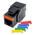 Simply45 Cat5e UTP 180 Degree Unshielded Keystone Jack