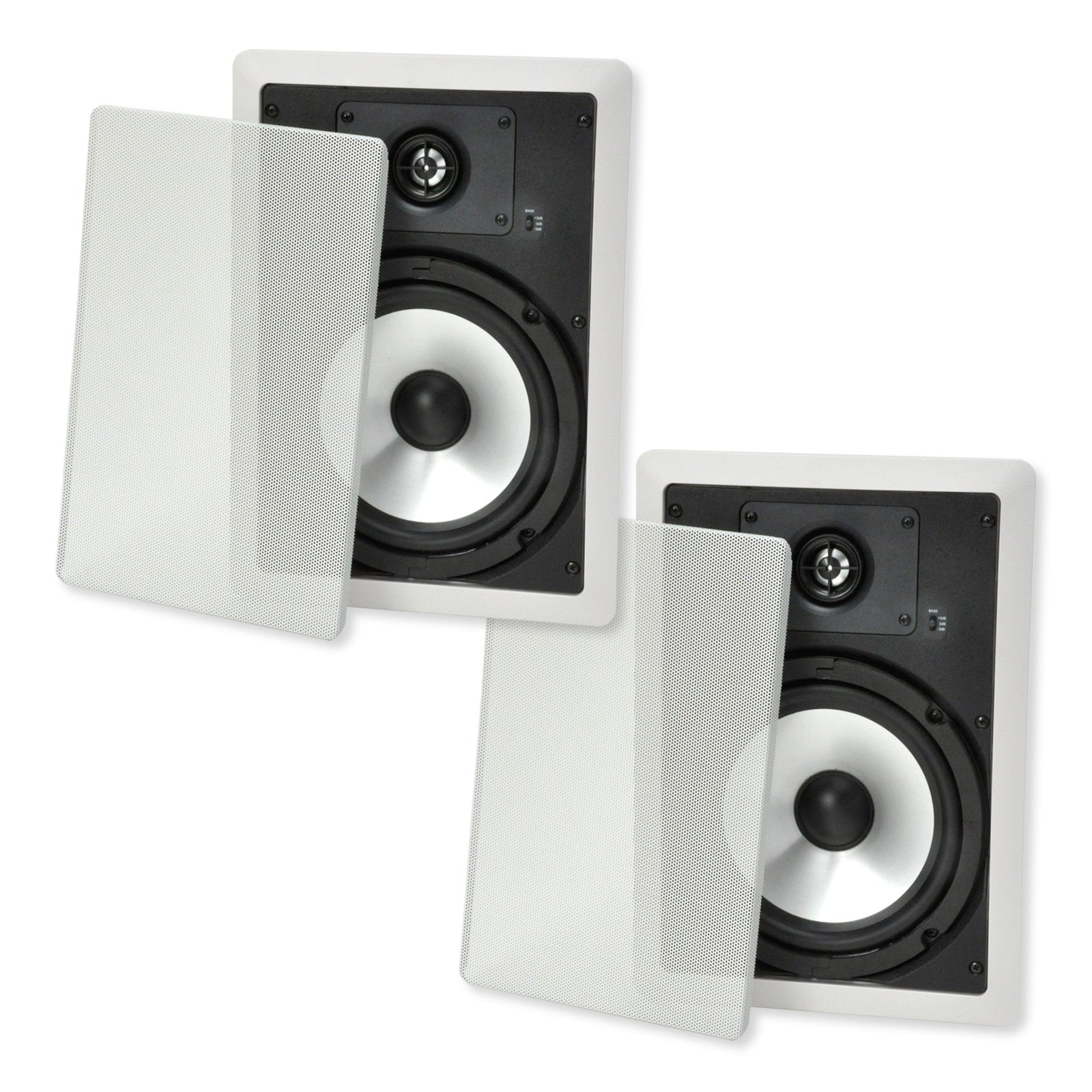 IST In-Wall Speaker, 8", 100 watts, Pair