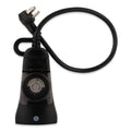 GE Outdoor 24hr Mechanical Timer, 48 On/Off, 2 Grounded Outlets, Black