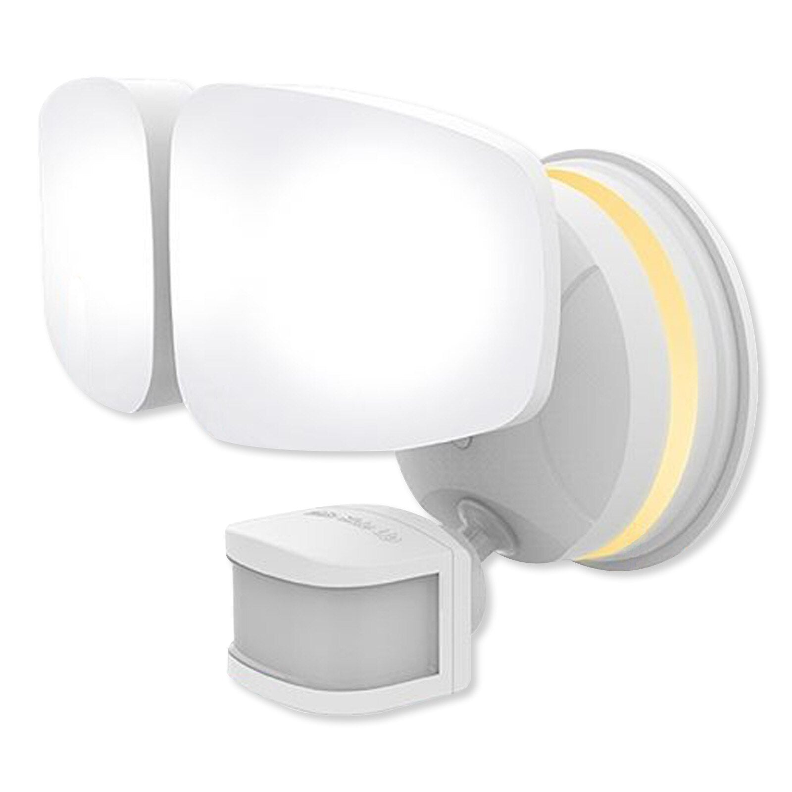 Enbrighten Outdoor 2-Head Motion-Sensing Back Lit WiFi LED Security Light