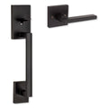 Kwikset San Clemente Handle with Halifax Lever, Square