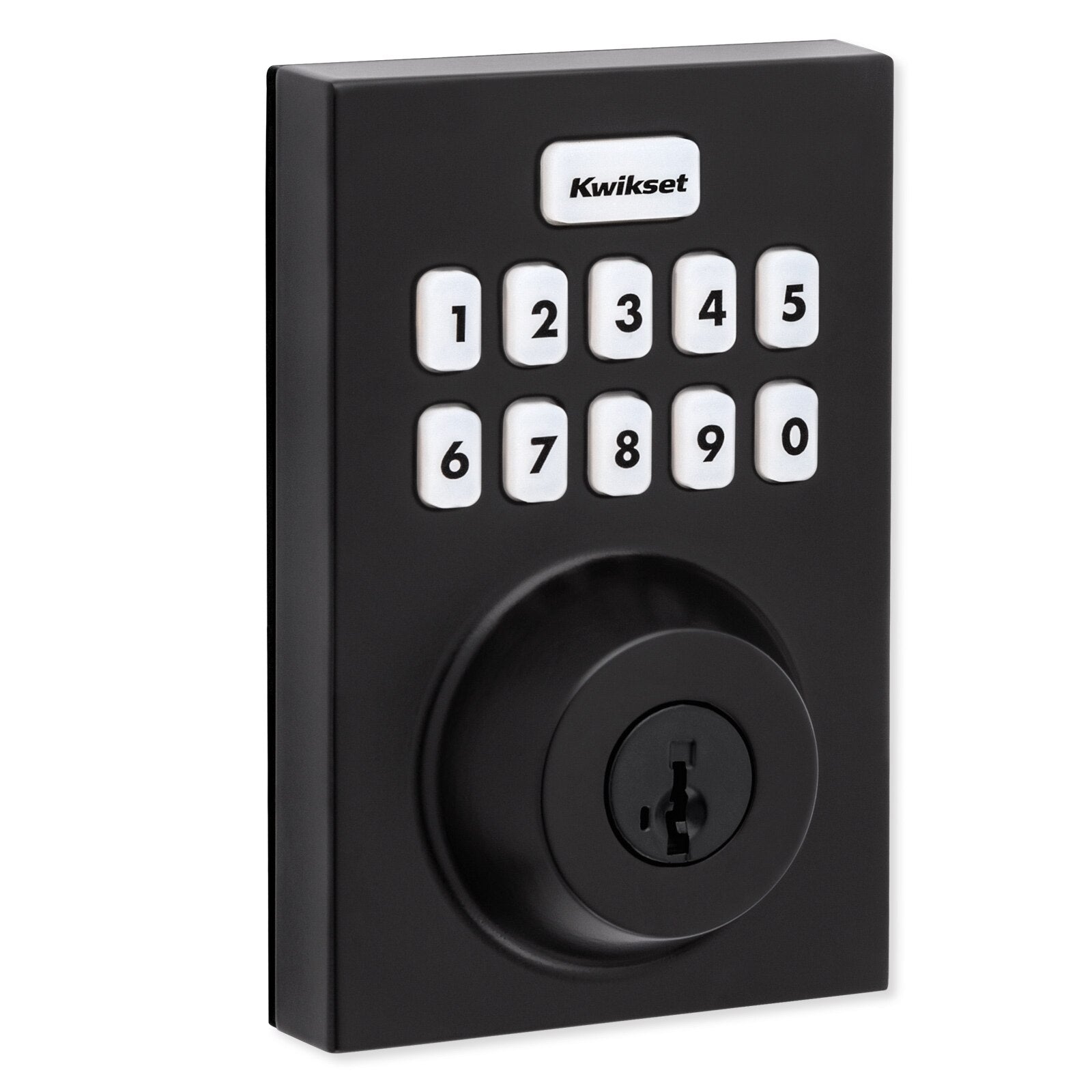 Kwikset Home Connect 620 Smart Lock, Z-Wave 700 Long Range, Contemporary with Deadbolt
