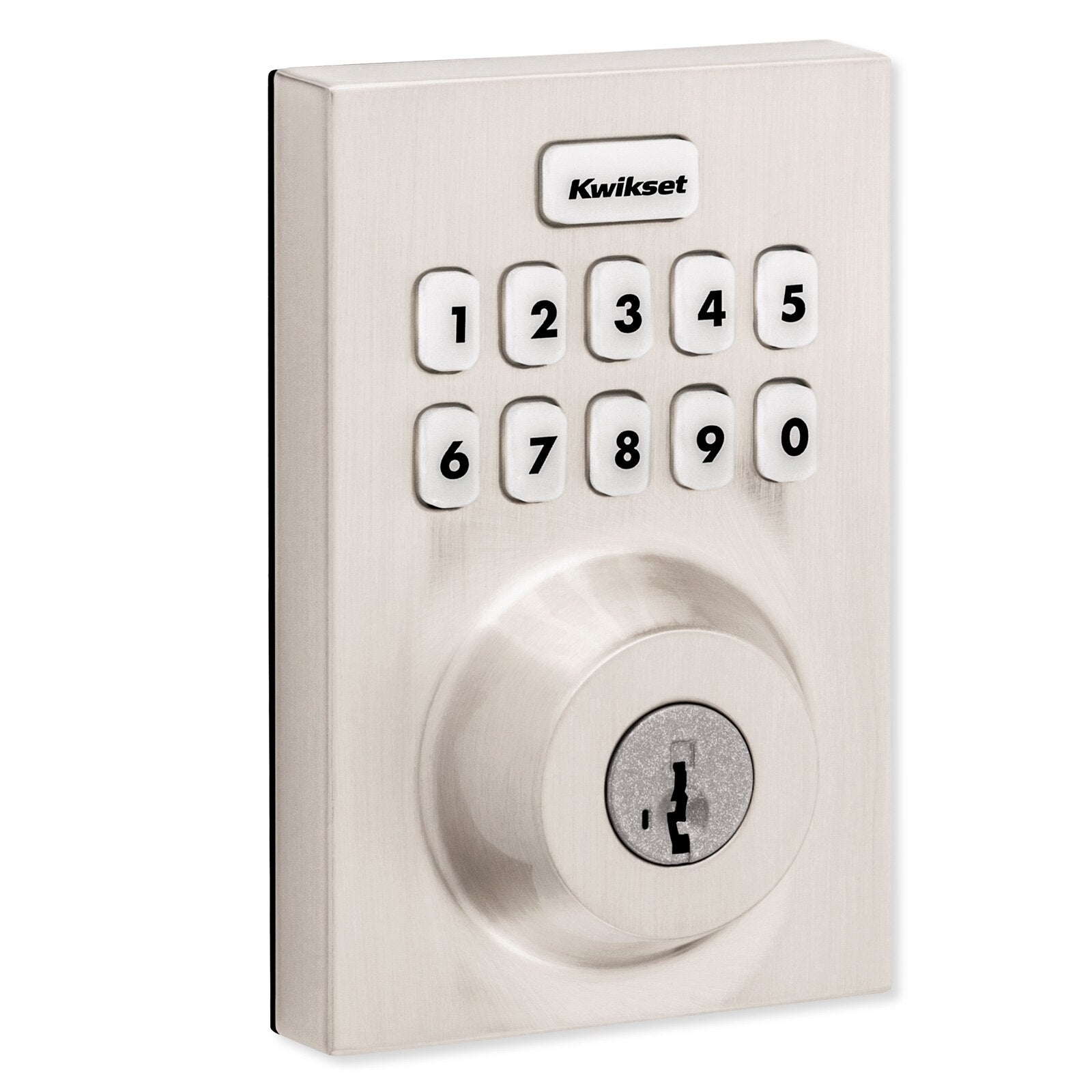 Kwikset Home Connect 620 Smart Lock, Z-Wave 700 Long Range, Contemporary with Deadbolt