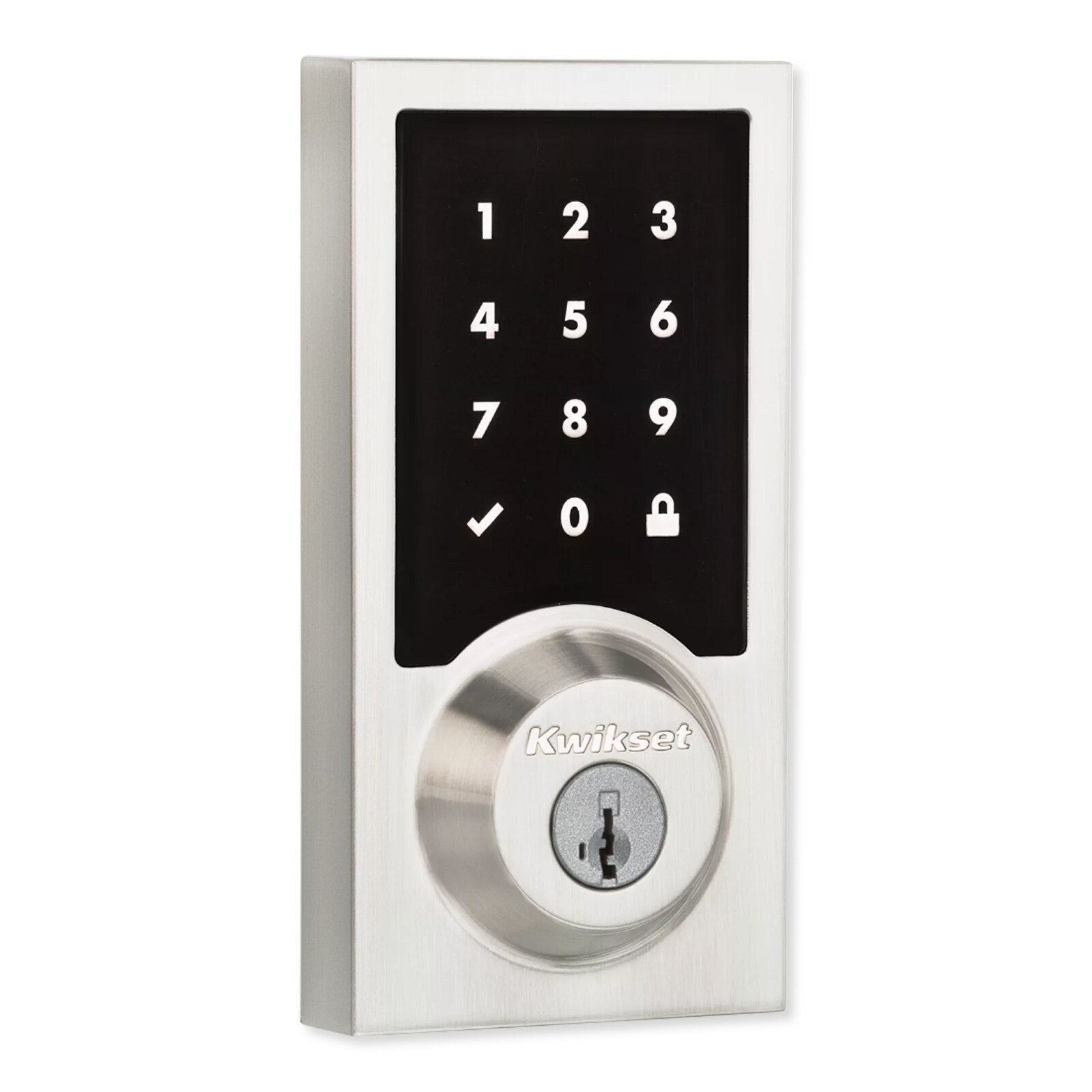 Kwikset SmartCode 916 Zigbee Contemporary Touchscreen Deadbolt with Home Connect