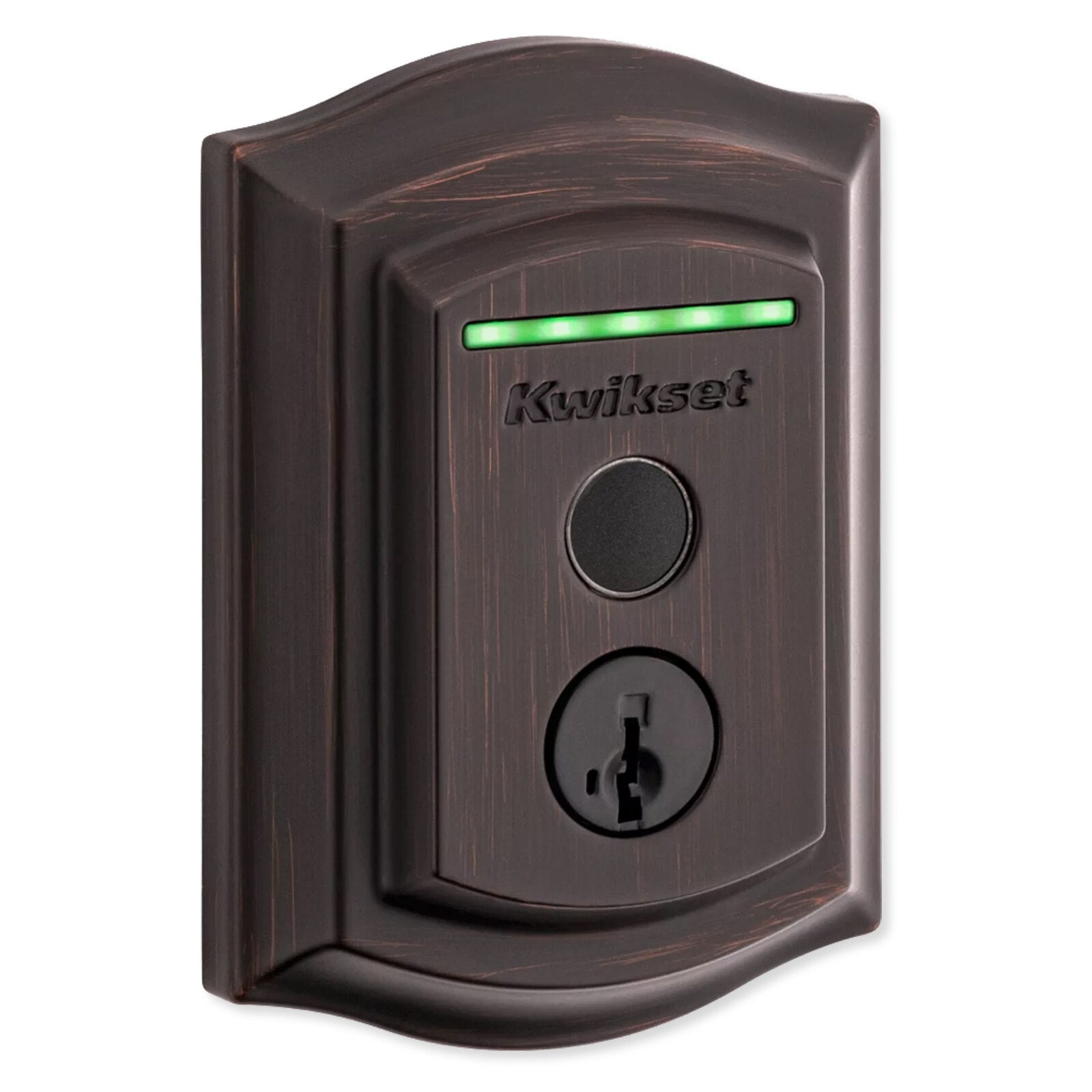 Kwikset Halo Touch Fingerprint Smart Lock, Wi-Fi, Traditional with Deadbolt