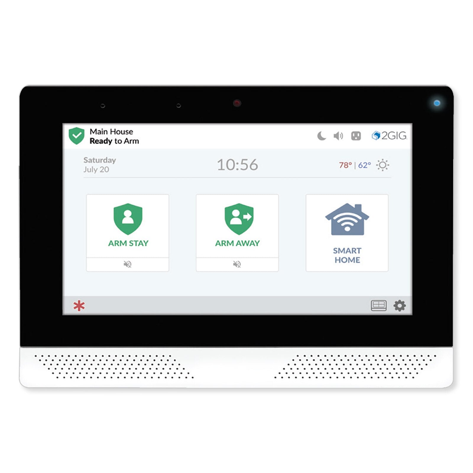 2GIG EDGE Security Panel with 7" Touchscreen, AT&T Version