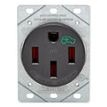 Leviton 50A Heavy Duty Flush Mount Receptacle for EV Charging Stations, Weather-Resistant
