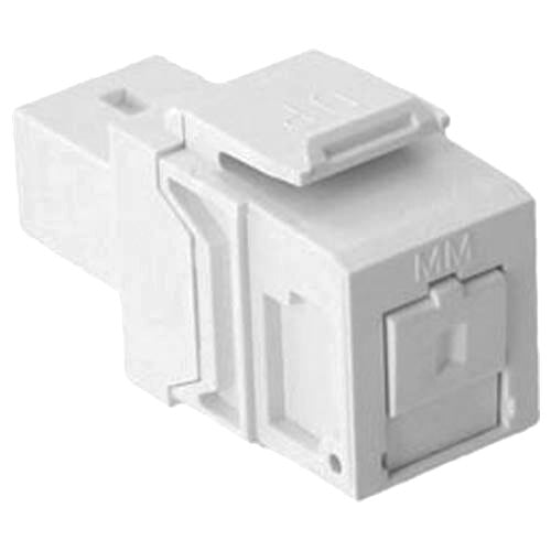 Leviton QuickPort SC Fiber Optic Snap-In Connector, Phosphor Bronze Sleeve