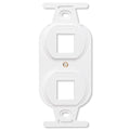 Leviton QuickPort Duplex 106 Decora Insert, 2-Port