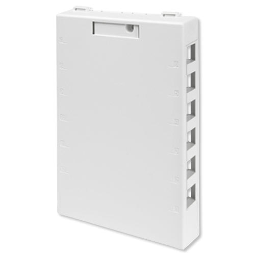 Leviton QuickPort Surface-Mount Box, 12-Port