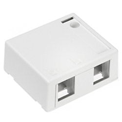 Leviton QuickPort Surface-Mount Box, 2-Port