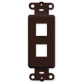 Leviton QuickPort Decora Insert, 2-Port