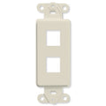 Leviton QuickPort Decora Insert, 2-Port