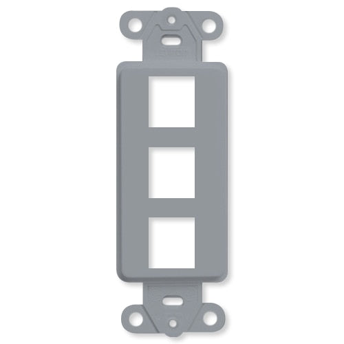 Leviton QuickPort Decora Insert, 3-Port