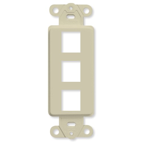 Leviton QuickPort Decora Insert, 3-Port