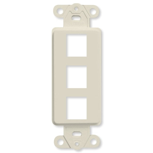 Leviton QuickPort Decora Insert, 3-Port