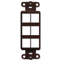 Leviton QuickPort Decora Insert, 6-Port