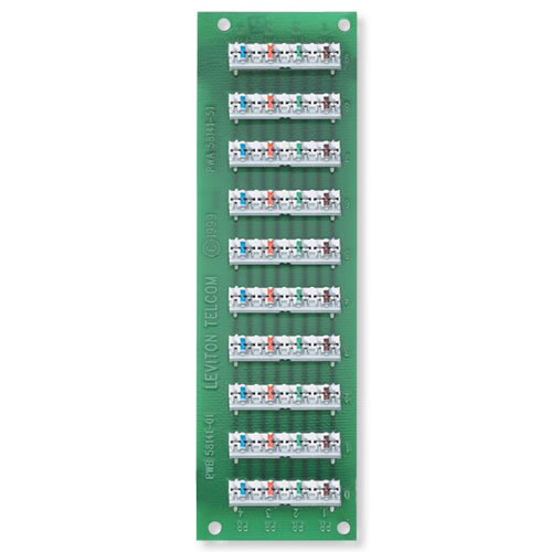 Leviton 1x9 Bridged Telephone Board