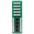 Leviton 1x4 Combo Phone & Data Board