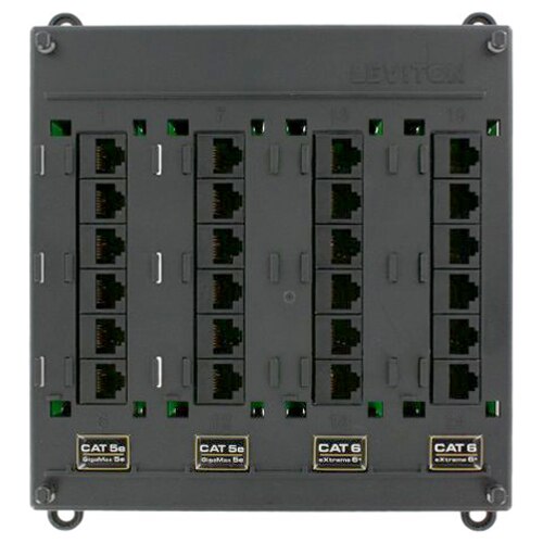 Leviton Twist & Mount Patch Panel