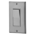 Leviton Decora Rocker Single-Pole AC Quiet Switch, 15A, 120/277V