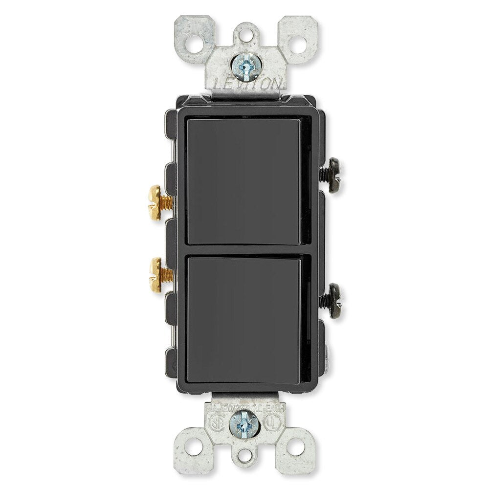 Leviton Decora Combination Wall Switch (Dual Switch)