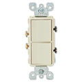 Leviton Decora Combination Wall Switch (Dual Switch)