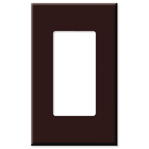 Leviton Decora Plus Screwless Snap-On Wallplate, 1-Gang
