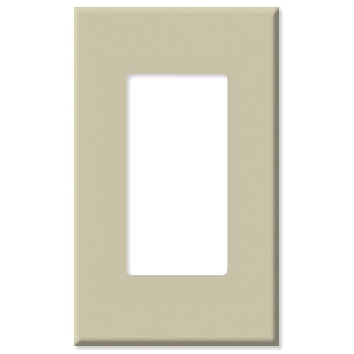 Leviton Decora Plus Screwless Snap-On Wallplate, 1-Gang
