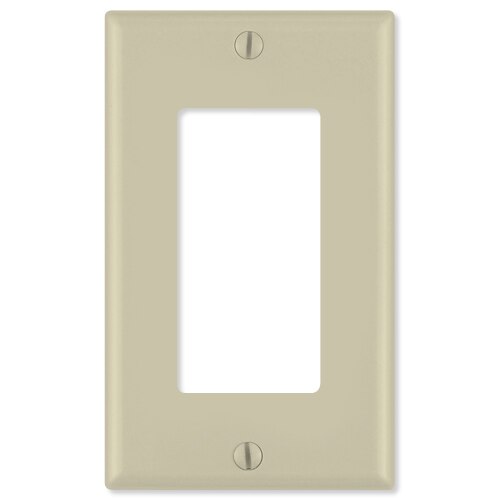 Leviton Decora Wallplate, 1-Gang