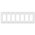 Leviton Decora Wallplate, 7-Gang